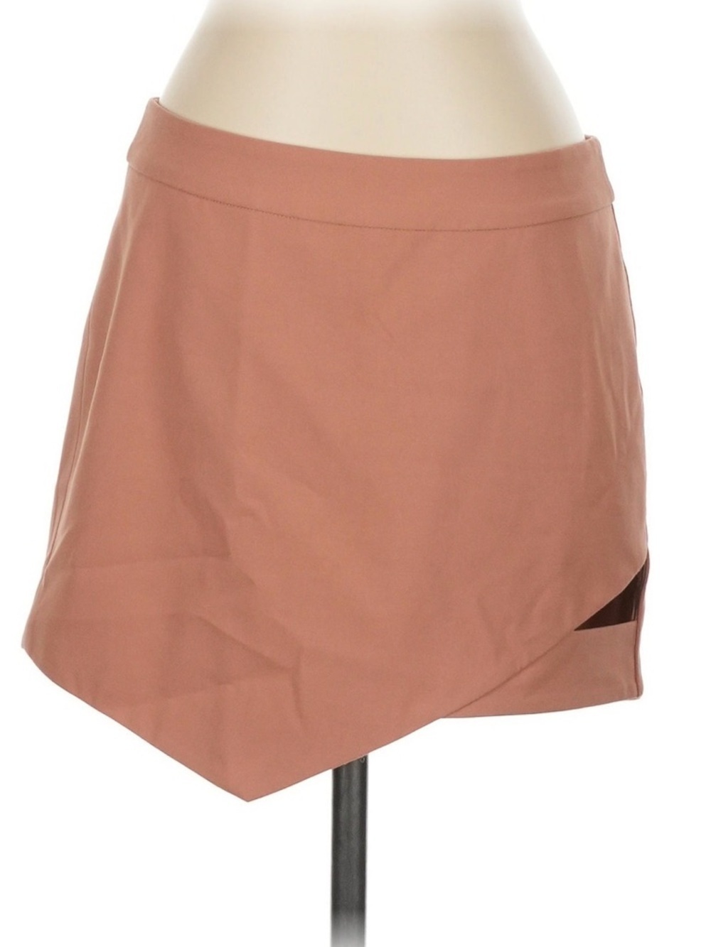 Michelle Mason Rose Pink Cutout Mini Skirt NWT Size 2